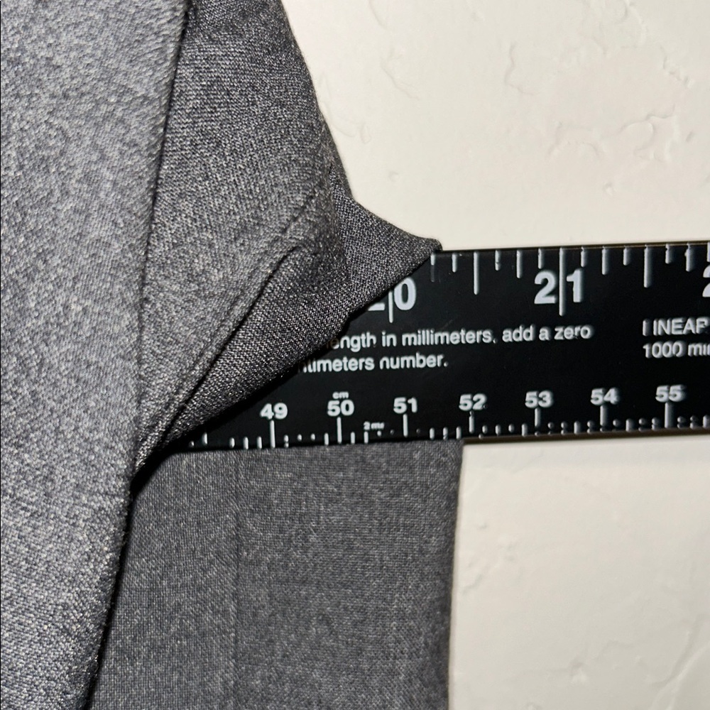 Worthington Size 14 Grey Single Button Polyester Rayon Spandex Suit Jacket - Picture 16 of 16
